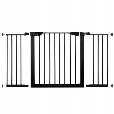 Detská zábrana nastaviteľná 75-138 cm SPRINGOS BabyLock čierna