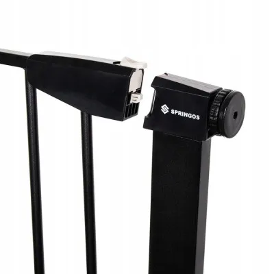 Detská zábrana nastaviteľná 75-138 cm SPRINGOS BabyLock čierna