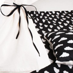 Teepee stan pre deti SPRINGOS Čierny s oblakmi