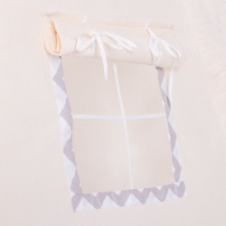 Teepee stan pre deti SPRINGOS Šedý Zigzag