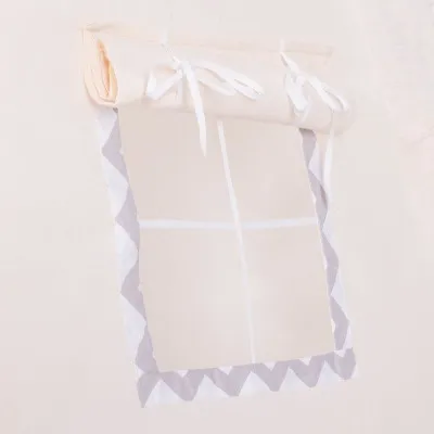 Teepee stan pre deti SPRINGOS Šedý Zigzag