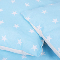 Teepee stan pre deti SPRINGOS Svetlo modrý s hviezdami