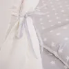 Teepee stan pre deti SPRINGOS Šedý s hviezdami