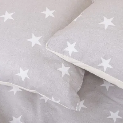 Teepee stan pre deti SPRINGOS Šedý s hviezdami