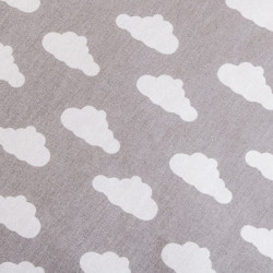 Teepee stan pre deti SPRINGOS Šedý s oblakmi