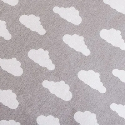 Teepee stan pre deti SPRINGOS Šedý s oblakmi