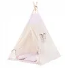 Teepee stan pre deti SPRINGOS Ružový Zigzag