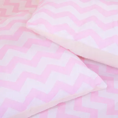 Teepee stan pre deti SPRINGOS Ružový Zigzag