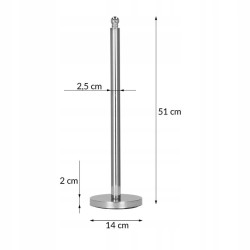 Držiak so zásobníkom na toaletný papier SPRINGOS TS0003 chróm