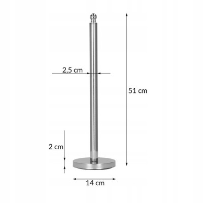 Držiak so zásobníkom na toaletný papier SPRINGOS TS0003 chróm