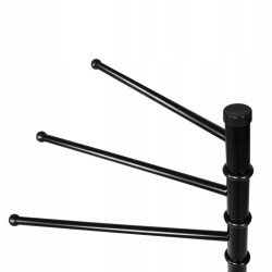 Držiak na uteráky SPRINGOS BELA 3 čierny