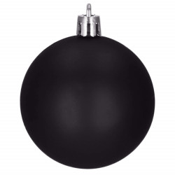 Vianočné banky čierne mix - 4cm, sada 20ks