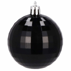 Vianočné banky čierne mix - 6cm, sada 20ks