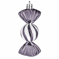 Vianočné ozdoby Farebné cukríky - 6 cm, súprava 5ks