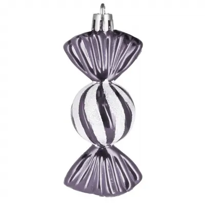 Vianočné ozdoby Farebné cukríky - 6 cm, súprava 5ks