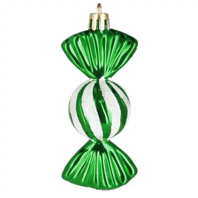 Vianočné ozdoby Farebné cukríky - 6 cm, súprava 5ks