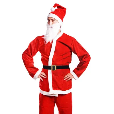 Vianočný kostým Santa Claus 5 dielny, veľ. dospelí