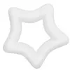Polystyrénová hviezda - 10 cm, biela SPRINGOS