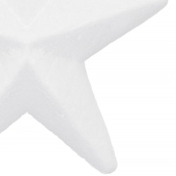 Polystyrénová hviezda - 12 cm, biela SPRINGOS CA0235