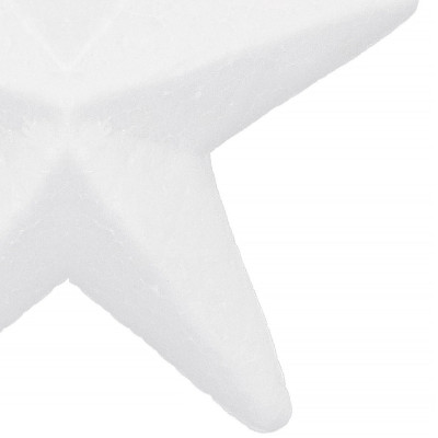 Polystyrénová hviezda - 12 cm, biela SPRINGOS CA0235
