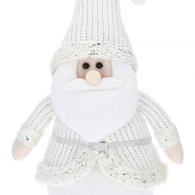 Santa Claus vo svetri, nastaviteľný 62-90 cm