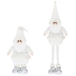 Santa Claus vo svetri, nastaviteľný 62-90 cm