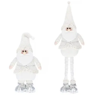 Santa Claus vo svetri, nastaviteľný 62-90 cm