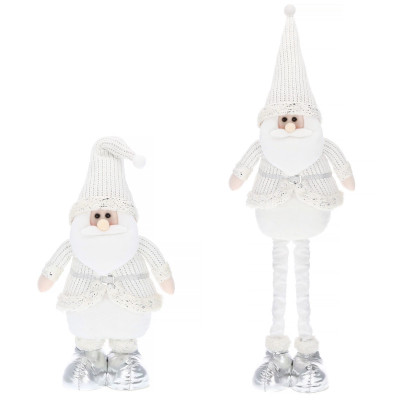 Santa Claus vo svetri, nastaviteľný 62-90 cm