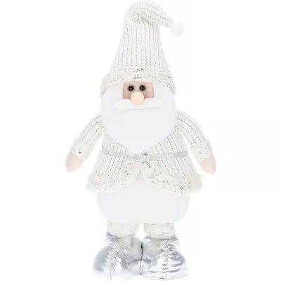 Santa Claus vo svetri, nastaviteľný 62-90 cm