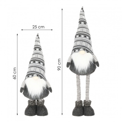 Škriatok GNOM so zimnou čiapkou 86 cm