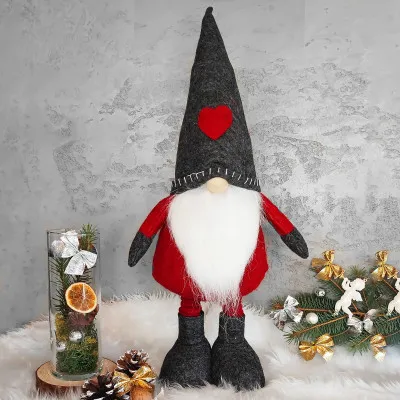 Škriatok GNOM so srdcom, nastaviteľný 52-67 cm