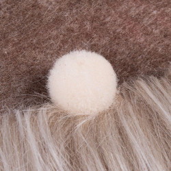 Vianočné prestieranie na príbory Gnom, hnedé, sada 2ks