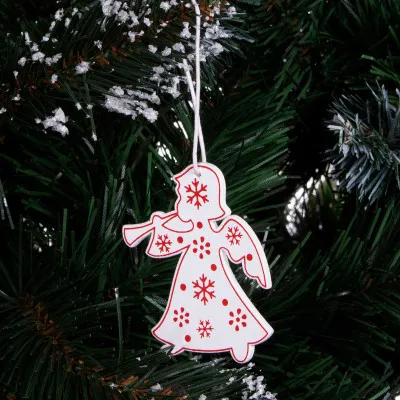 Vianočné ozdoby - Anjeli s trúbkou, súprava 3ks