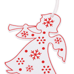 Vianočné ozdoby - Anjeli s trúbkou, súprava 3ks