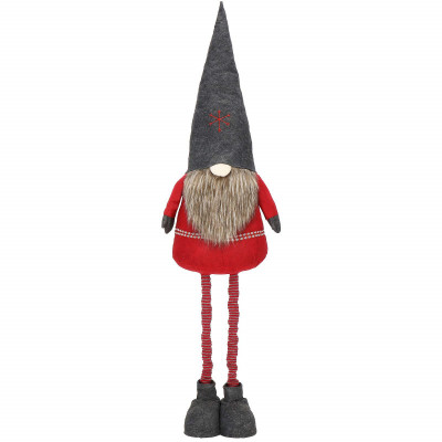 Škriatok GNOM s tmavo šedou čiapkou, nastaviteľný 95-160 cm