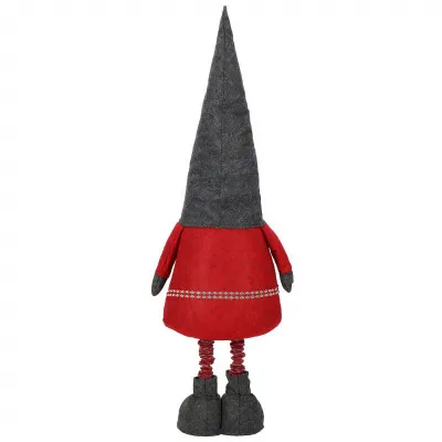 Škriatok GNOM s tmavo šedou čiapkou, nastaviteľný 95-160 cm