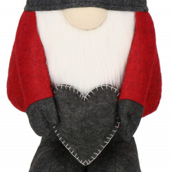 Škriatok GNOM so srdcom v dlaniach, nastaviteľný 80-125 cm