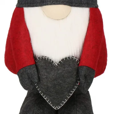 Škriatok GNOM so srdcom v dlaniach, nastaviteľný 80-125 cm