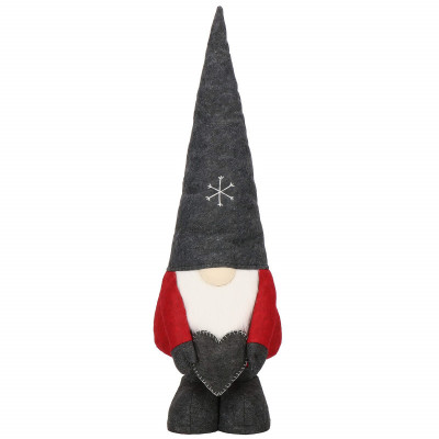 Škriatok GNOM so srdcom v dlaniach, nastaviteľný 80-125 cm