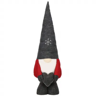 Škriatok GNOM so srdcom v dlaniach, nastaviteľný 80-125 cm