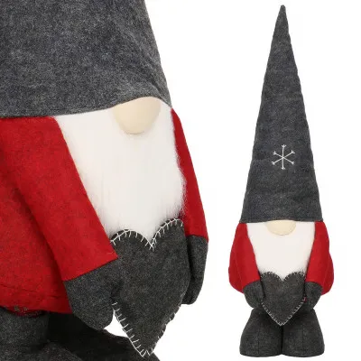 Škriatok GNOM so srdcom v dlaniach, nastaviteľný 80-125 cm