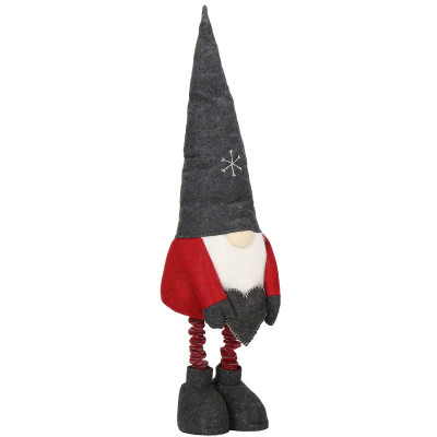 Škriatok GNOM so srdcom v dlaniach, nastaviteľný 80-125 cm