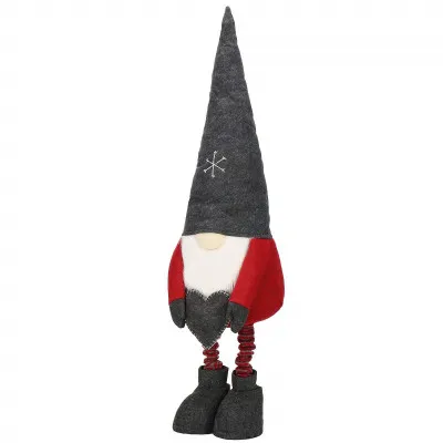 Škriatok GNOM so srdcom v dlaniach, nastaviteľný 80-125 cm