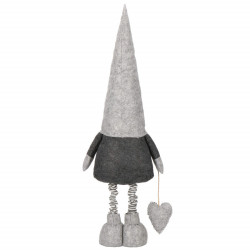 Škriatok GNOM so šedou čiapkou, nastaviteľný 82-130 cm