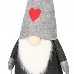 Škriatok GNOM so šedou čiapkou, nastaviteľný 82-130 cm