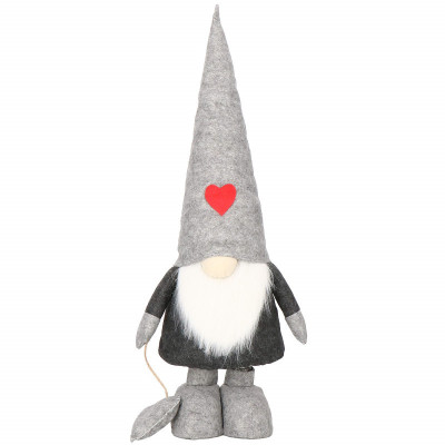 Škriatok GNOM so šedou čiapkou, nastaviteľný 82-130 cm