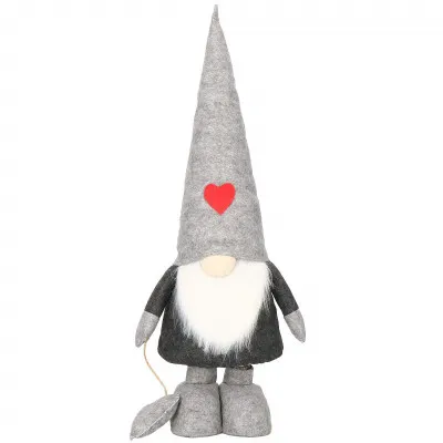 Škriatok GNOM so šedou čiapkou, nastaviteľný 82-130 cm