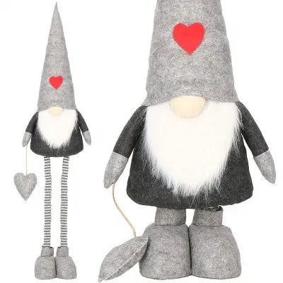 Škriatok GNOM so šedou čiapkou, nastaviteľný 82-130 cm