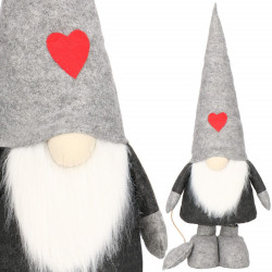 Škriatok GNOM so šedou čiapkou, nastaviteľný 82-130 cm