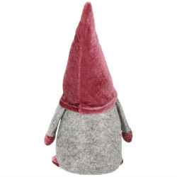 Škriatok GNOM s vínovou čiapkou 27 cm